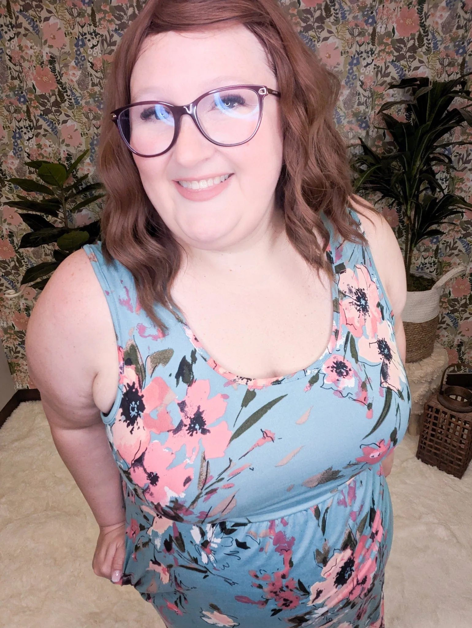 Tara Scoopneck Tank Dress in Perfect Florals (3 COLORS)