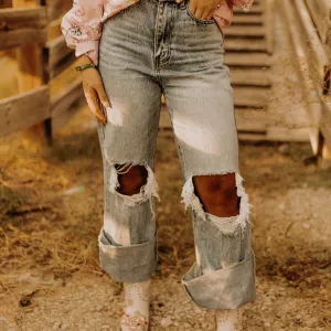 The Round Up Distressed Jean *