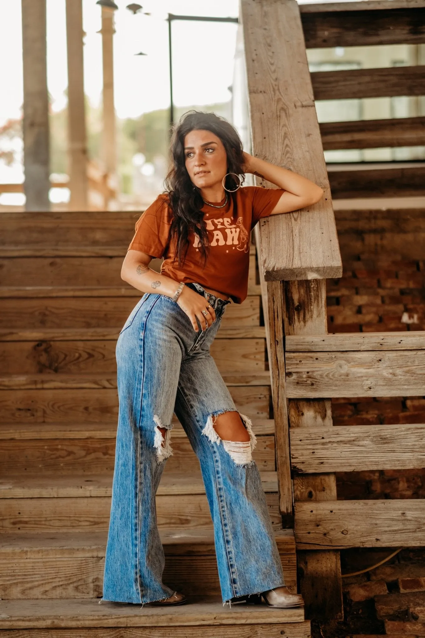 The Round Up Distressed Jean *