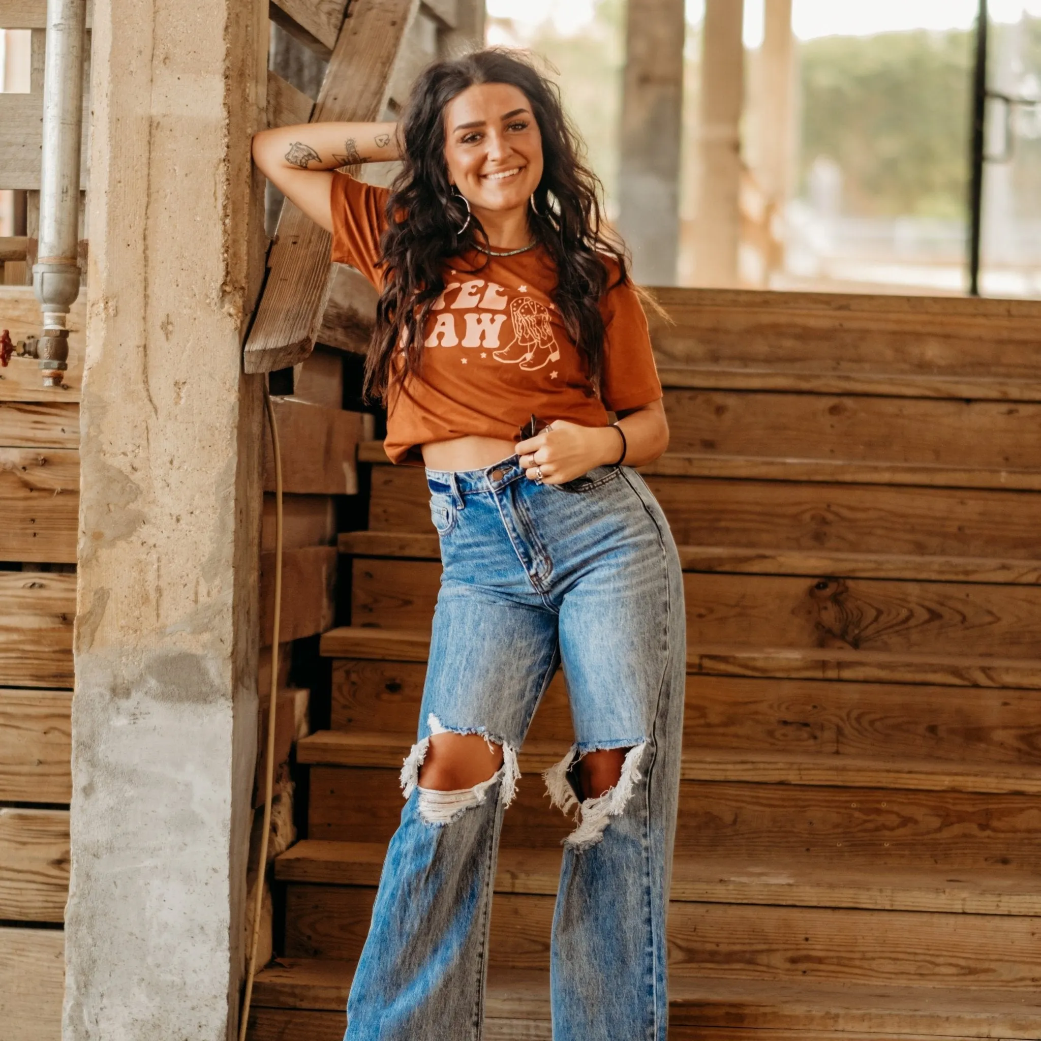 The Round Up Distressed Jean *