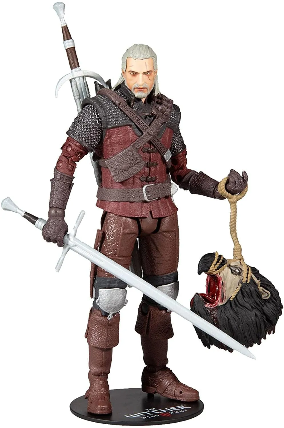The Witcher 7 Inch Action Figure | Geralt of Rivia (Wolf Armor) Chase Figure