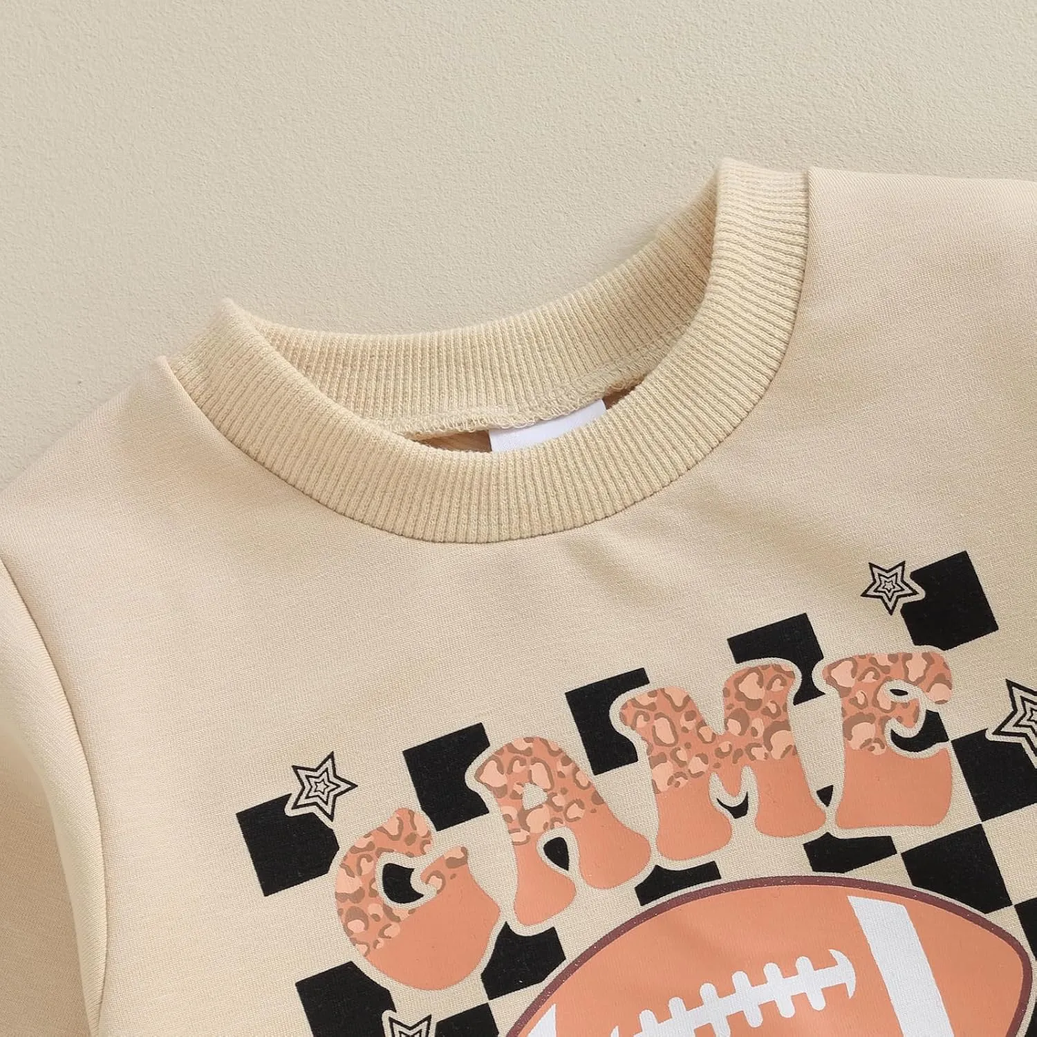 Toddler Baby Boy Football Outfit On Sundays We Watch Football with Daddy Sweatshirt Top Pants Set Fall Clothes