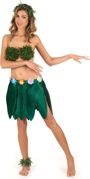 Tropical Fern Leaf Wristlet/Anklet 10" 1/Pkg