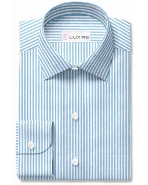 True Blue University Stripes  Oxford