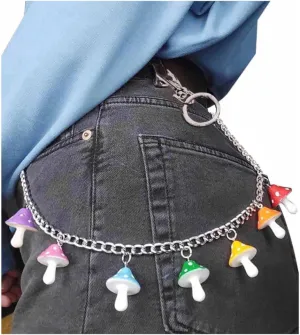 Vintage Harajuku Punk Cool Pants Jeans Chain Fashion Body Jewelry Accessory for Women Girls Cute Waist Chain