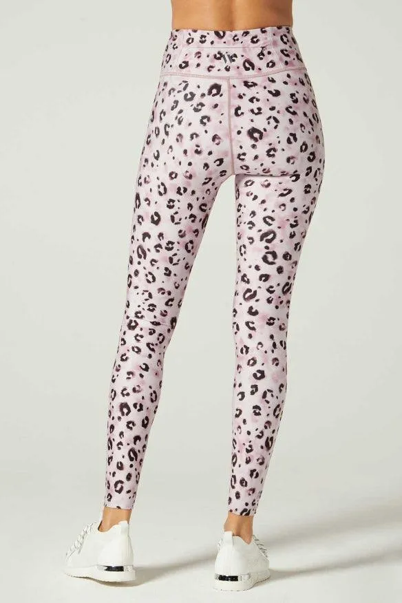 Wear It To Heart Zoe Back Pocket Legging - Cheetah Glow
