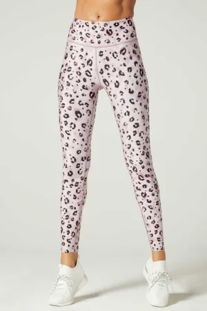 Wear It To Heart Zoe Back Pocket Legging - Cheetah Glow