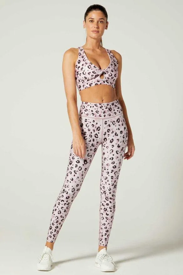 Wear It To Heart Zoe Back Pocket Legging - Cheetah Glow