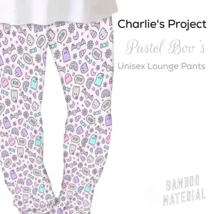Women's Pastel Boo's Bamboo Lounge Set